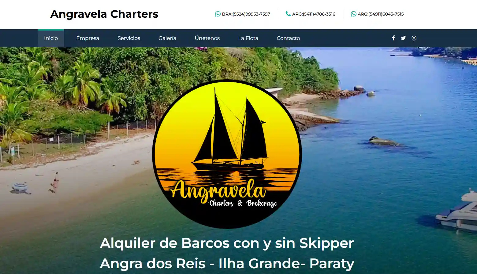 Proyecto Angravela Charters